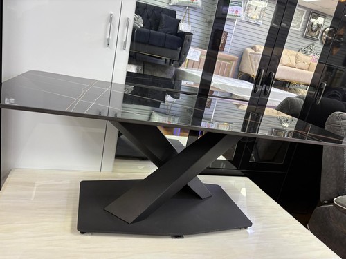 Black coffee table modern - table,