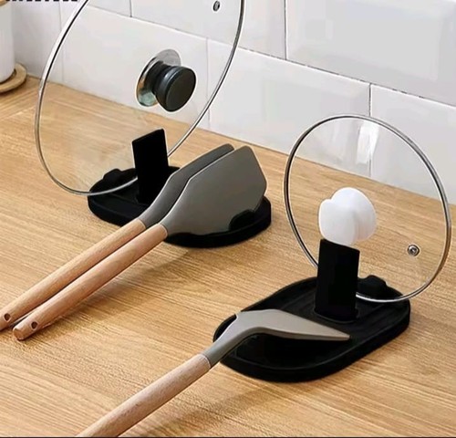 Foldable pot lid holder spoon - holder,