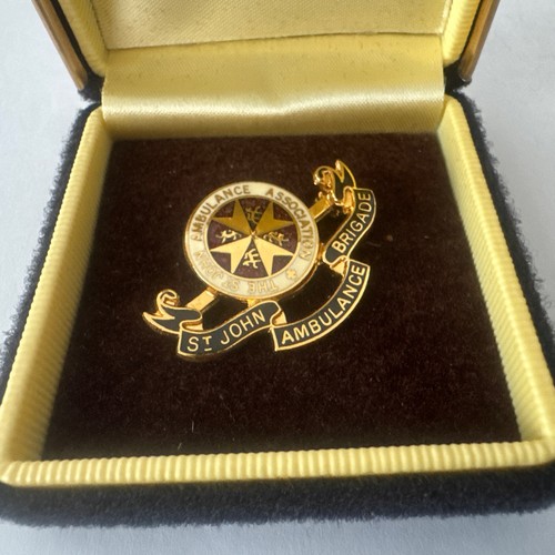 John ambulance badges - ambulance,