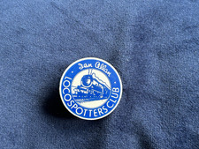IAN ALLAN LOCOSPOTTERS CLUB DARK BLUE  RAILWAY BADGE EASTERN REGION VGC