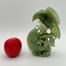 Hand Carved Chinese Jade Koi