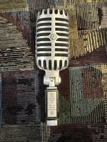 Vintage shure 55s microphone - vintage,