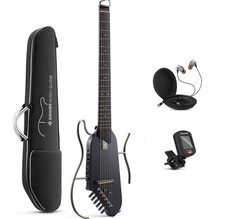 Black Donner HUSH™ 1 Electric Guitar £350 Retail Instant Shipping