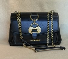 LOVE MOSCHINO Black Leather
