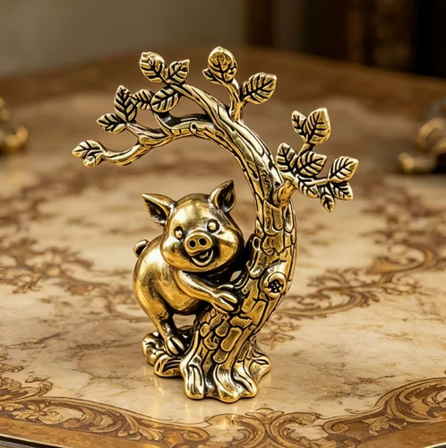 Brass minitures piglet - brass, minitures-brass