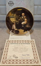 Knowles Norman Rockwell collector plate Light Campaign Series 2nd Grampas Treasu