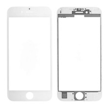 For iPhone 6S - 3-in-1 LCD Glass With Frame & OCA - White
