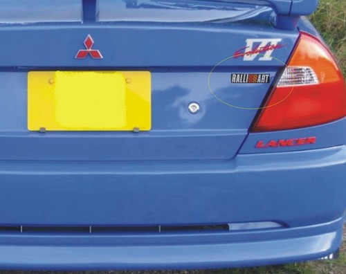 Ralliart evolution domed - ralliart,