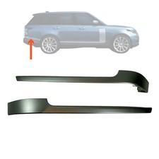 Rear Bumper Trims Grey Fits