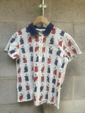 Christian Dior Sport vintage Polo Shirt Rare Find Perfume Bottles Design 34-36”