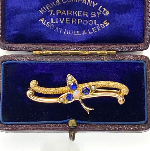 Victorian brooch mark - victorian, h/mark