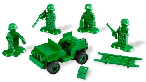 Lego 7595 army men patrol - army, on