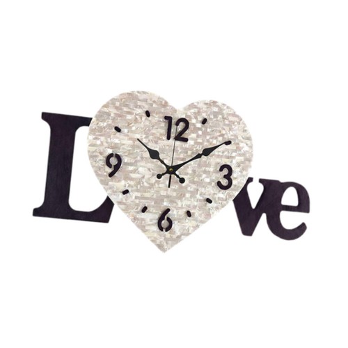 Heart shaped wall - wall, clock