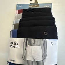 M&S 5 Pack Pure Cotton Jersey