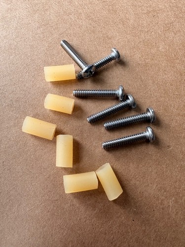 Pickup screws rubber tubing - +,