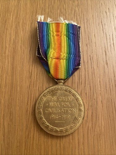 Ww1 victory medal awarded - medal, to