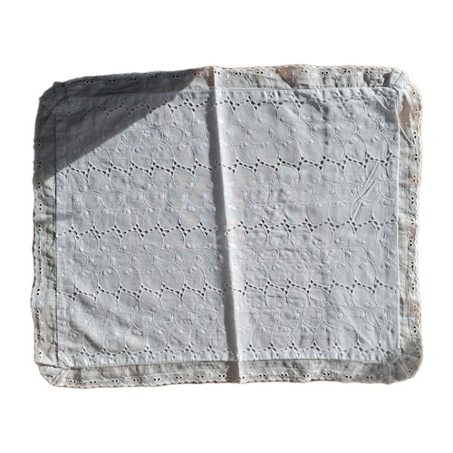 Vintage white cotton baby - cotton,