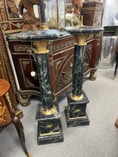 Pair French Empire Dark Green