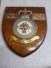 RAF Wall Plaque , Royal Air Force Military N O. 34 Squadron RAF Regiment