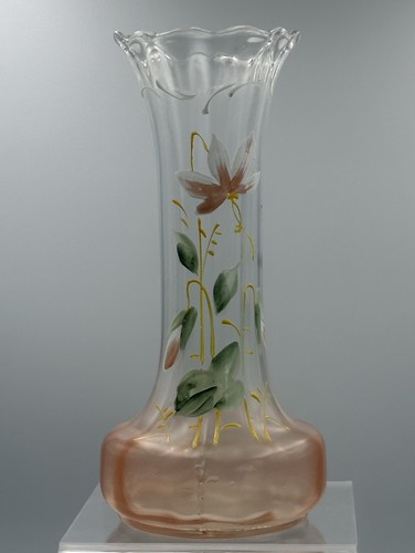 Victorian hand painted - victorian, glass
