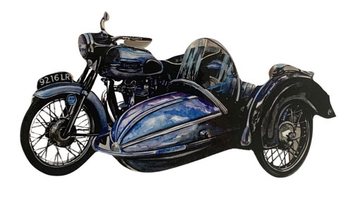 Sidecar motorcycle plaque - sidecar,