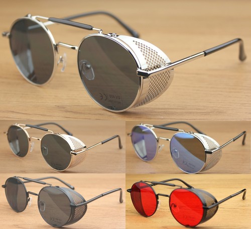 Round goggles steampunk - round,