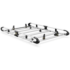 Peugeot Bipper Roof Rack 2008+ Barn Doors Van Guard UltiRack+ 6 Bars Aluminium