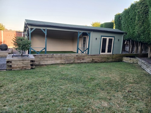 Spacious log cabin outdoor - log, cabin/outdoor