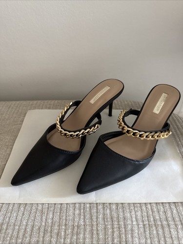 Black pointed toe - black,