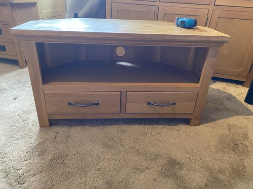 Wooden corner unit with - wooden,