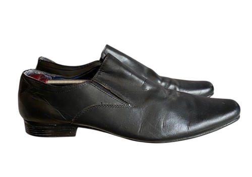 Next mens black leather - mens,