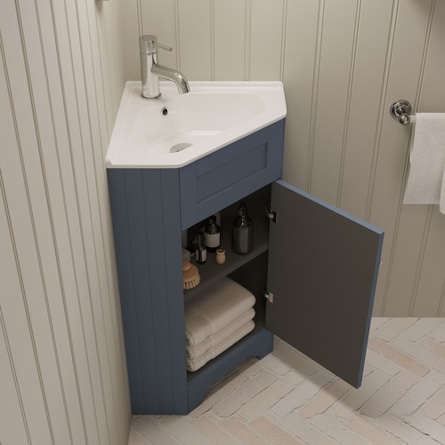 580mm blue corner freestanding - 580mm,
