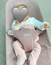 BabyBjorn Bouncer Bliss, Dusty Pink 3D Mesh