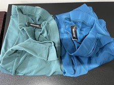 BLACK MILK - Lot of 2 Leggings Fleece Lined Pockets - Green & Blue– Size M  - EC