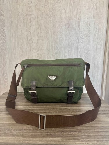 Prada messenger bag triangle - messenger,