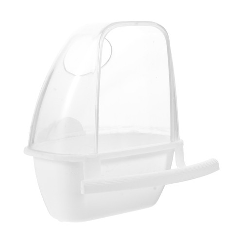 Clear bird food container - bird,