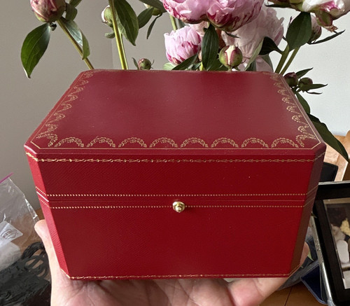 Cartier red gold leather - gold,