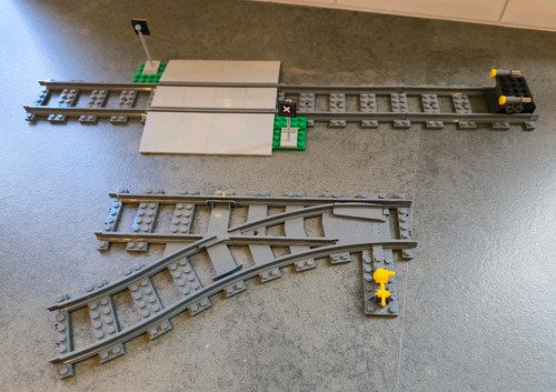 Lego train switching - lego, switching/crossing