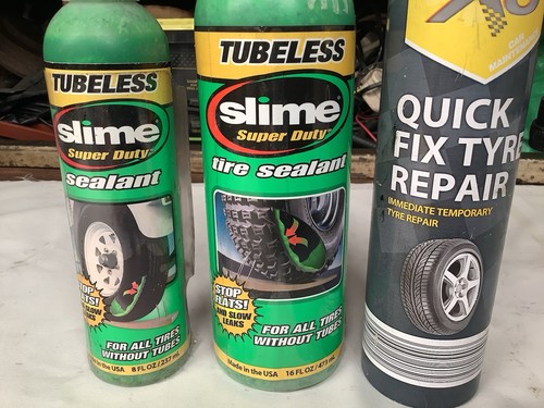 Tyre sealer slime 2 tubes - tyre, sealer.