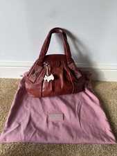 classic rare Radley London tan leather double handled Handbag
