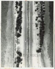 1964 Press Photo View of