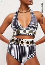 Karen Millen Mono Eyelet