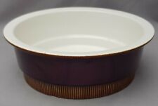 Poole Pottery Parkstone Chestnut - Round Oven Dish, Casserole Pot