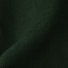 BOTTLE GREEN Hessian Fabric