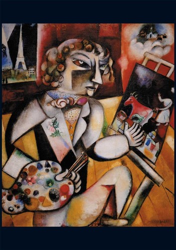 Piatnik chagall self portrait - self,