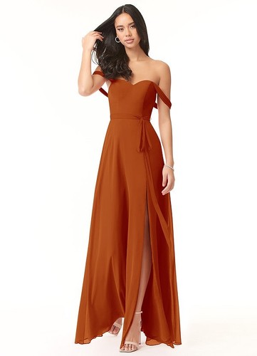 Azazie aaron orange line off - aaron, a