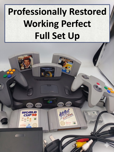 N64 nintendo console - 64,