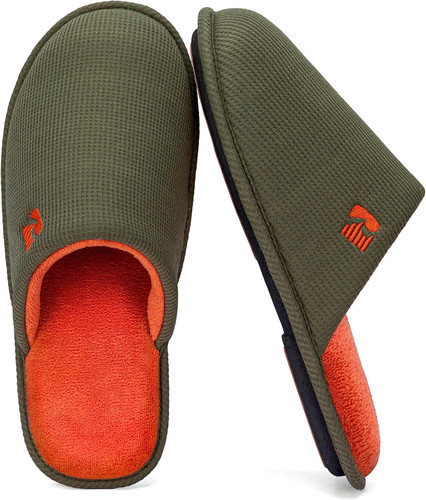 Mens waffle knit scuff - mens,