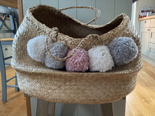 Large 18 Inch Round Hand Woven