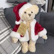 Mohair Hermann Christmas Bear 1995 with Original Tags Fully Posable.